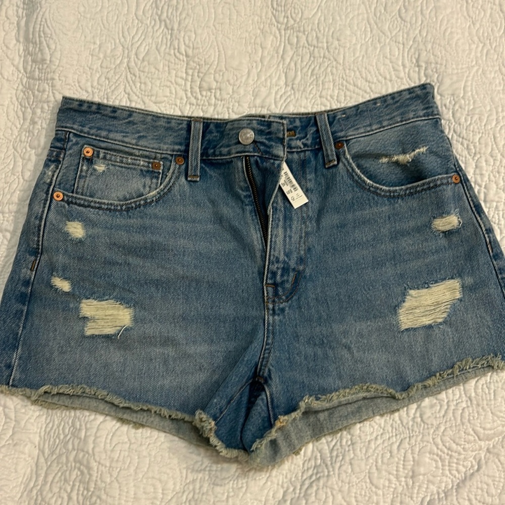 NWT madewell relaxed denim shorts